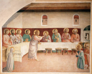 Institution of the Eucharist by Fra Angelico (1442)